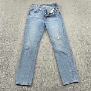 Levi's Faded Light Blue Straight Leg Jeans